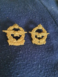S a a f collar pin 2nd world war