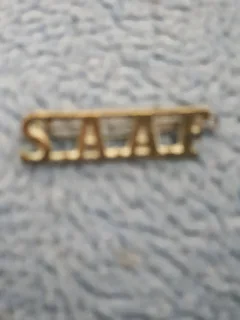 Bronz s a a f 2nd world war insignia