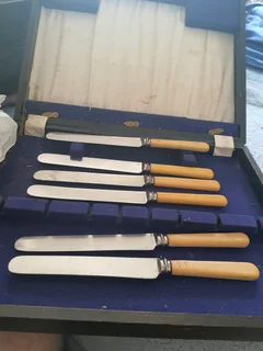 Antique butler&amp;Co shefield stainless steel knives