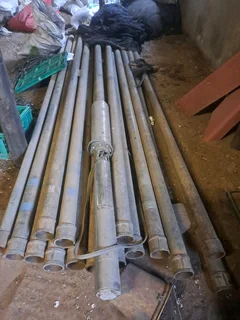 Galvanized Boorgat Pype en motor 65mm