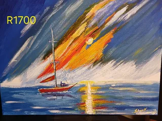 Chasing the Horizon – Original Acrylic painting