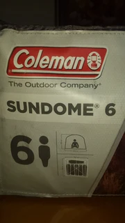 New Coleman sundome 6 person tent for sale