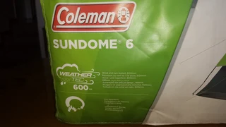 New Coleman sundome 6 person tent for sale
