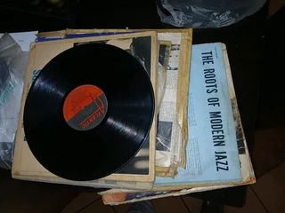 Technics Turn table and vinyl LP