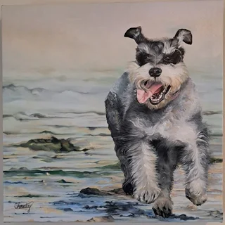 Original Artwork for Sale – “Salty Paws”