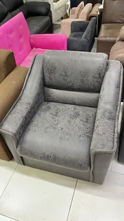 The Home Stores' Single Seater Lounge Sofa Grey And Black Aesthetic
