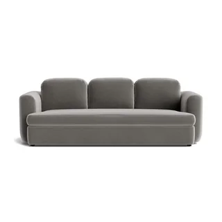 The Home Stores' Three Seater Fancy Design Lounge Sofa In Assorted Velvet Colors