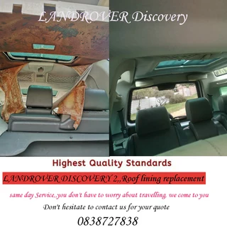 Roof lining serging Repairs (Auto trimming)