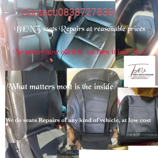 Re-upholstery of  any kind of vehicle no matter how old it is