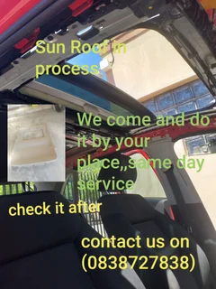 Car roof lining repairs,