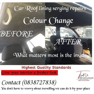 Roof lining serging Repairs (Auto trimming)