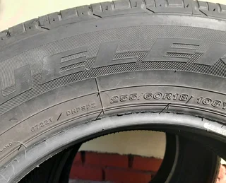 Bridgestone Dueler 18 inch tyres
