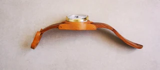 Hermle wooden wall clock watch