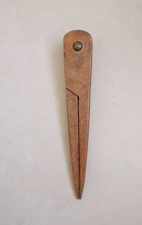 Vintage wooden compass