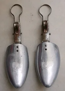 Vintage Bally aluminum shoe stretchers