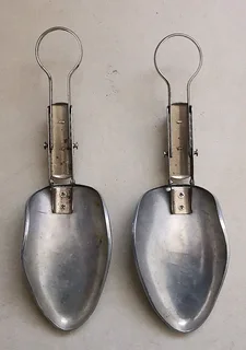 Vintage Bally aluminum shoe stretchers