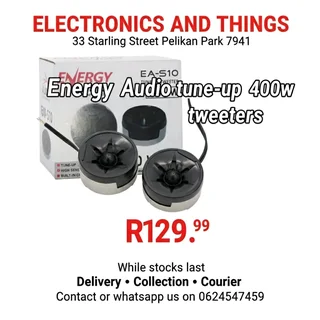 Energy Audio Tune Up 400w Tweeters Ea-s10 Bargain