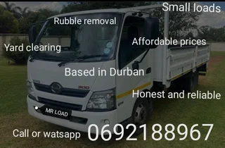 4 ton truck for rubble removal