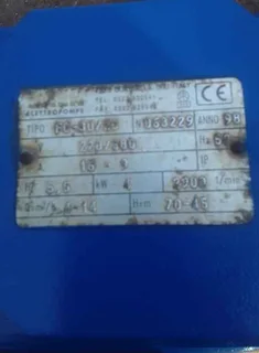 Centrifugal pomp ELETTRO FC /30/26.