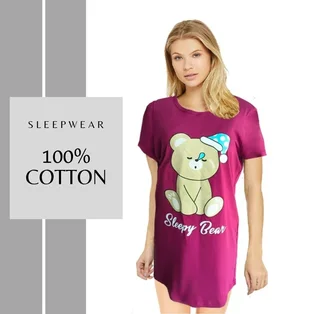Ladies 100% Cotton Sleep shirt