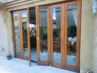 USED stackable wooden doors for sale