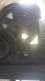 Three phase  disk sander which can accept wire brushes or polishing mops to opposite end good condit