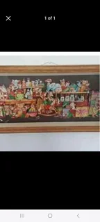 Santa's Workshop 3d Framed Art Christmas Decor