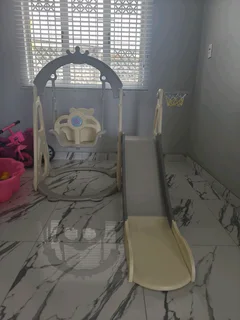 Swing and slide set for kids