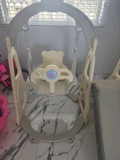 Swing and slide set for kids