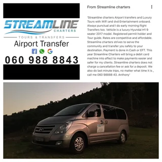 Airport Shuttles /transfers or Tours. WIFI &amp; DVD  onboard.