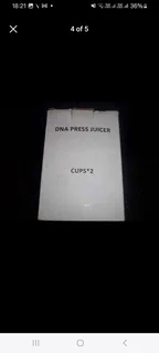 DNA Juicer Spare Cup Brush and Tube CUPS*2