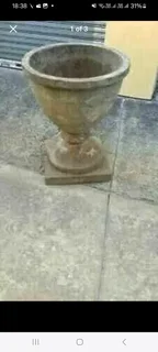 Concrete Garden Pot Glass Shape
