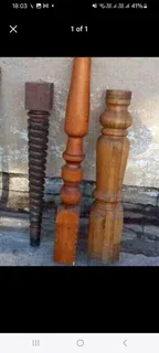 Hardwood Banister spindles for various uses or DIY