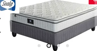 New & still wrapped in plastic Sealy Crawford Pillow Top MediumDouble Bed Set Standard Length