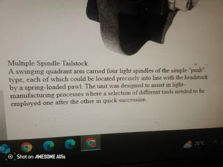 DERBYSHIRE model 70 A  lathe