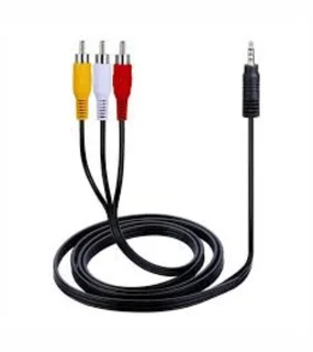 Cable Jack 3.5mm To 3 Rca.
