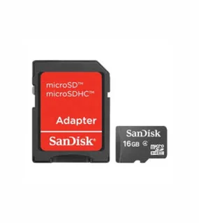 Card Micro SD + Adapter SanDisk