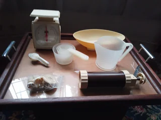 Kitchen Scale and Cake Making Utensils