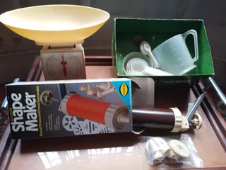 Kitchen Scale and Cake Making Utensils