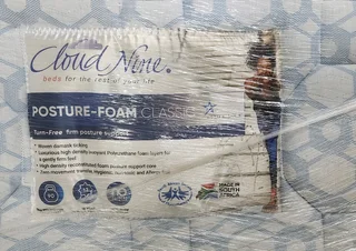 New Nikki WOOOD single sofa bed and new high quality Cloud Nine mattress, 73x100x208 cm. Table View.