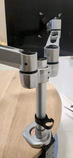 Dual monitor ergo  concept. Manage your workspace with this quality ErgoArm system