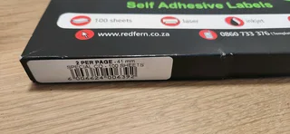 Redfern CD Special 2UP 41mm labels. 57 sheets.