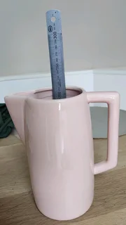 Ceramic jug with glazing. 225x120mmCollect in Table View.