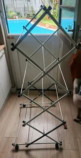 Steel frame (refurbished) clothes horse.