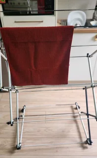 Steel frame (refurbished) clothes horse.