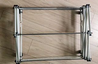 Steel frame (refurbished) clothes horse.