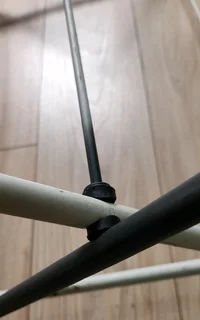 Steel frame (refurbished) clothes horse.