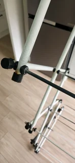 Steel frame (refurbished) clothes horse.