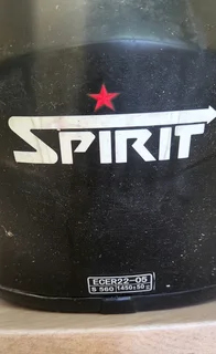 Spirit Motorcycle helmet, NO VISOR