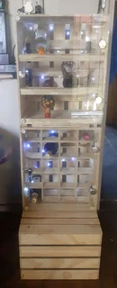 Lockable Wine display cabinet